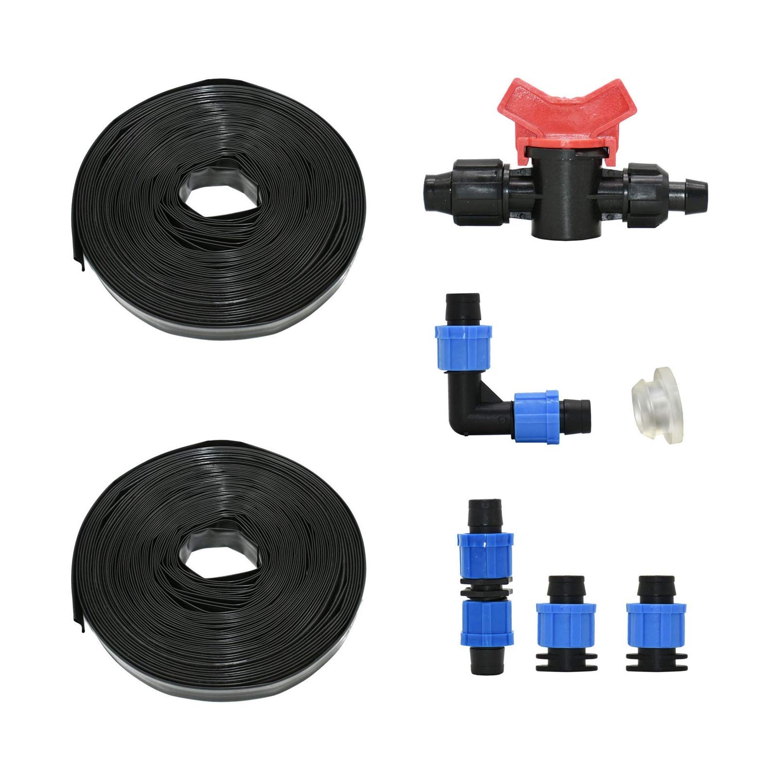 Zraszacz do nawadniania trawnika 16mm Pas nawadniania DRIP do systemu nawadniania, pasek do nawadniania kroplowego układu podlewania 0,2 mm rozstaw grubości ścian 150 mm 300mm
