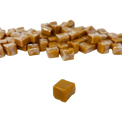 Miniatura 3 de Holiday Special Soft Vanilla Caramel Chews - 3 libras - Bocadillos masticables de caramelo gourmet cuadrados de Carmel Old Fashioned  Caramelos