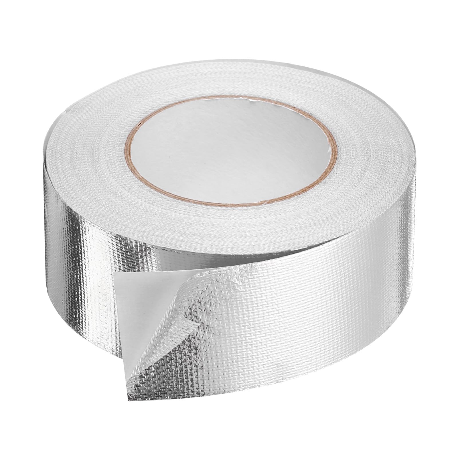 HARFINGTON Heat Shield Tape 2.17" x 164 ft Waterproof Sunscreen Sound Insulation High-Temperature Resistance Silver Aluminum Tape Thickness for