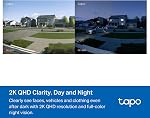 Tapo 2K+ Wired or Battery Powered Smart Video Doorbell with Chime - 180° Field of View, Person/Vehicle/Package Detection, Ring Call, 2-Way Audio, Subscription-Free Local Storage or Optional Cloud,D225