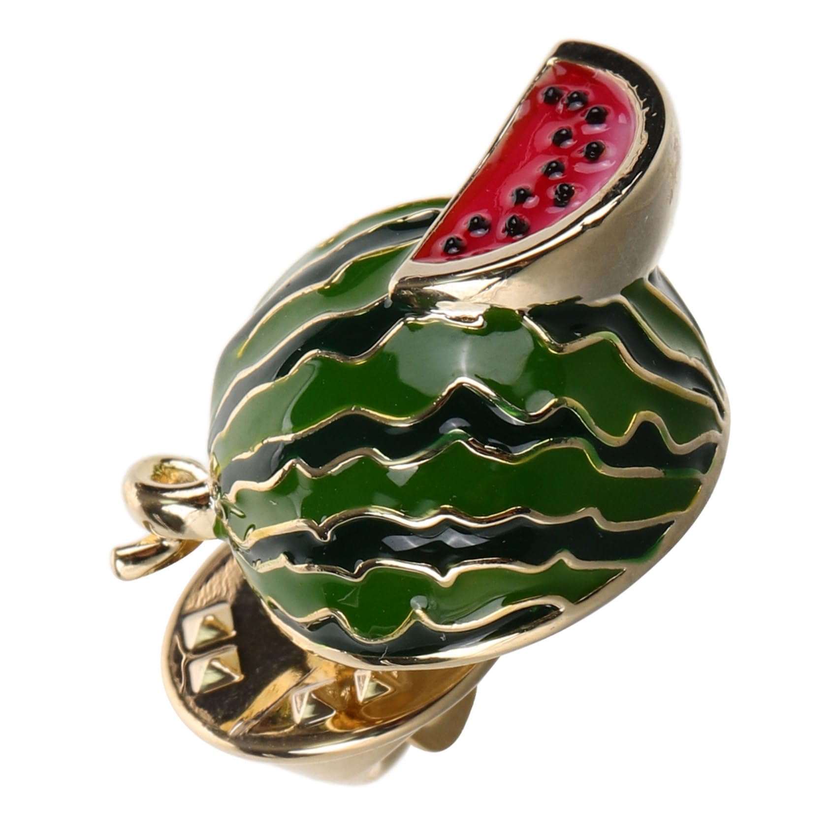 2 Stück Wassermelonen Brosche Strickjacken Clips Schal Clips Für Damen Cartoon Cardigan Clip Wassermelonen Revers Clip Retro Pullover Clips Retro Schal Clips Kleidungs