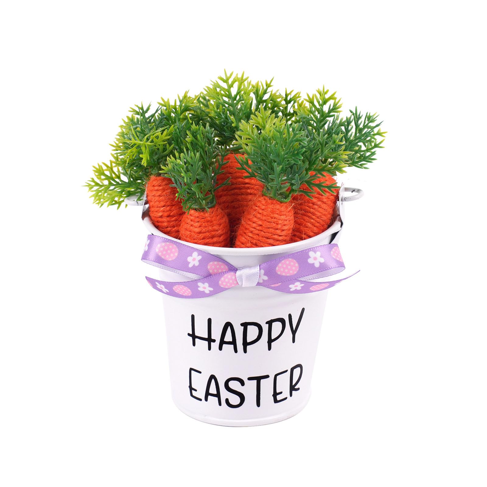 hogtnd 1 Piece Easter Eggs Carrot Decoration Set European Style for Modern Idyllic Home Festival Parties Ornament Festival Easter Eggs and Carrots Decoration Set