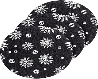 Halloween Sunflower Skulls Kitchen Sponges Cleaning Dish Sponges Non-Scratch Scrubber Sponge for Kitchen Bathroom Cars, pack of 3