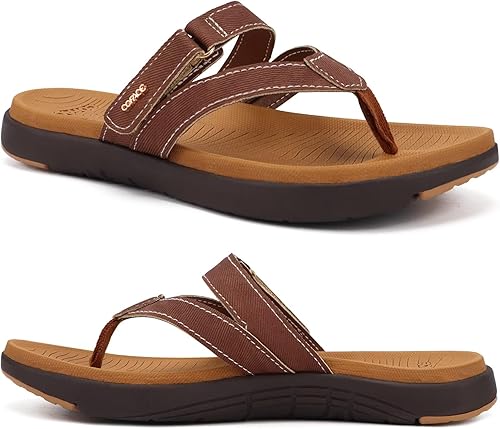 COFACE Chanclas Ortopédicas de Moda para Mujer Damas Deslizables Ligeras Atléticas Esterilla de Yoga Cojín Sandalias Tipo Tanga con Cómodo Soporte