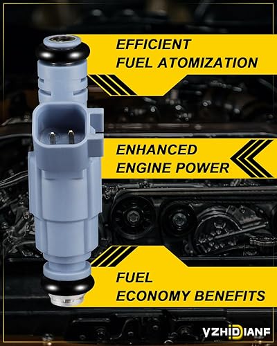 Miniatura 3 de YZHIDIANF Inyectores de combustible 0280155849 para-Chrysler Aspen 2007 Para-Dodge Dakota Durango 01-07 Para-Jeep Grand Cherokee 01-07 Commander