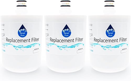 Paquete de 3 filtros de agua de repuesto para refrigerador LG ADQ72910901, compatible con cartucho de filtro de agua LG ADQ72910901