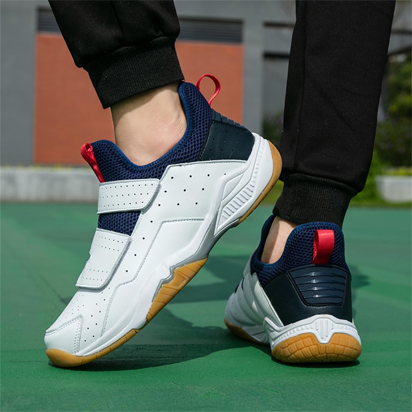 Męskie buty do badmintona Slip-On Pickleball Tenisówki Niebrudzące Antypoślizgowe Lekkie do kortów halowych