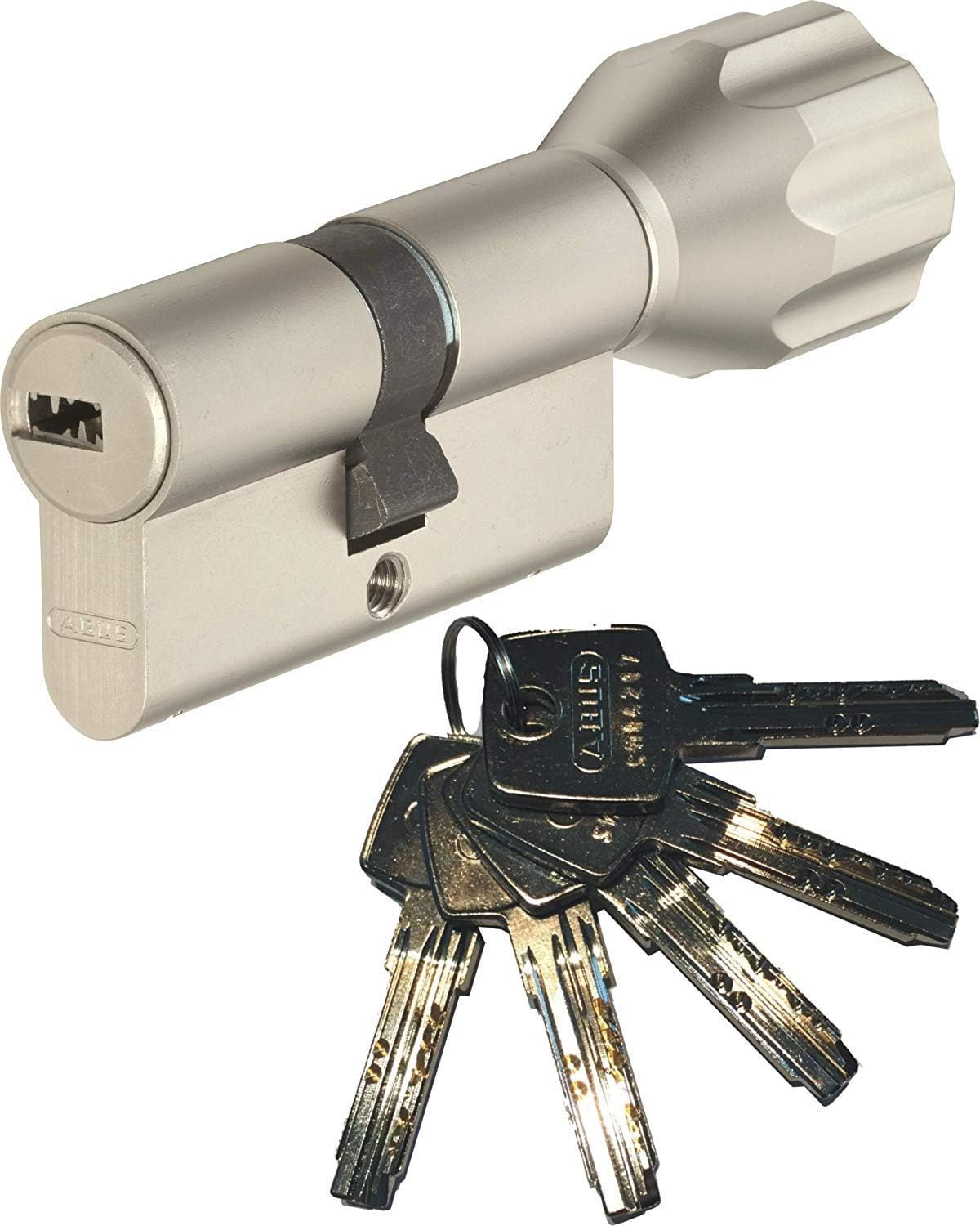 Serratura Smart Abus EC550 Serratura Doppio Cilindro 35/45mm - Con 5 Chiavi E Protezione Antiforatura Serratura Doppio Cilindro Abus Ec550 - Foto 2