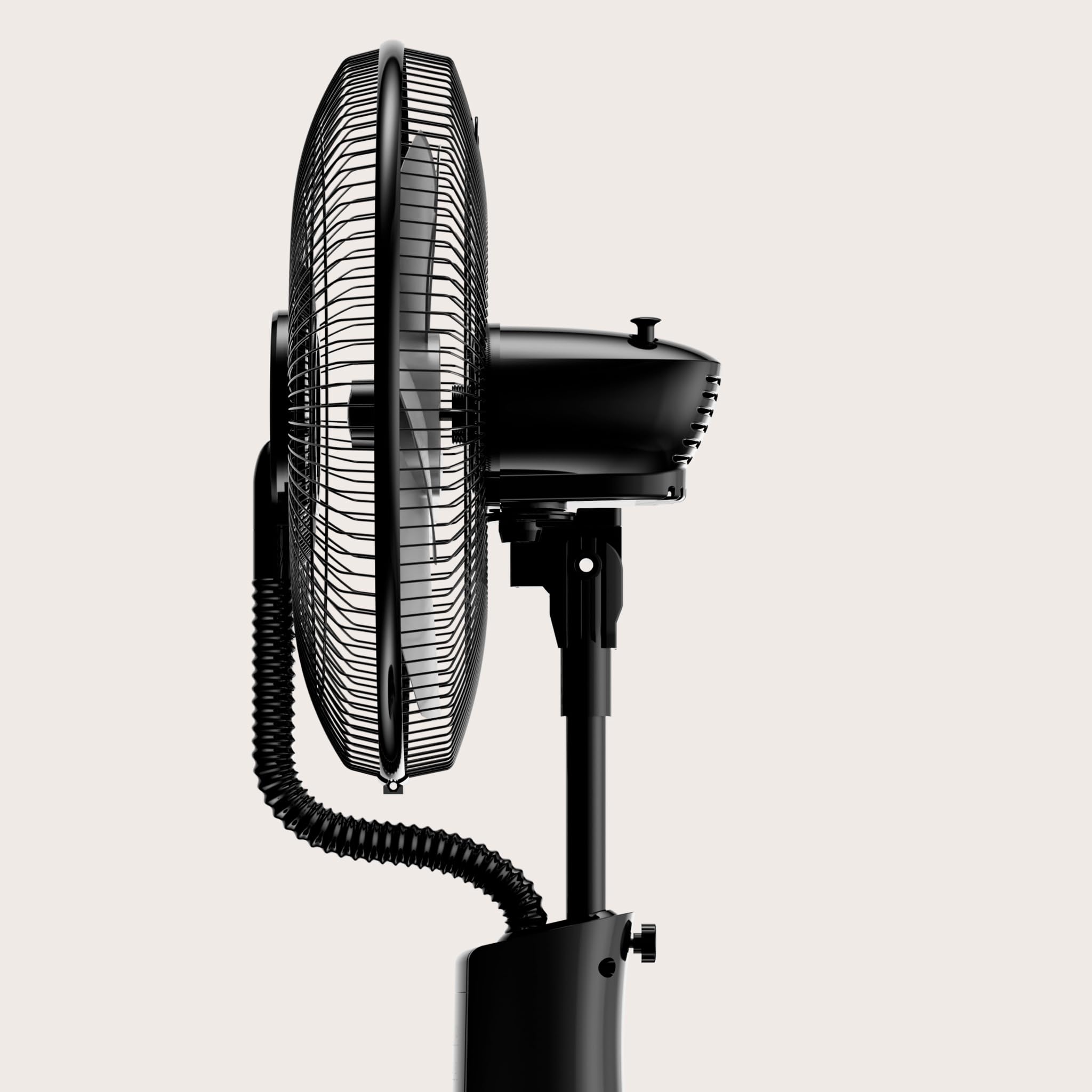 EVVO VN700 Ventilador Nebulizador de Agua y Pie Potente - Ventilador con Agua y Bruma Fina, 3 Modos Inteligentes, Velocidad Ajustable, Oscilación Automática y Temporizador. Humidificador Silencioso