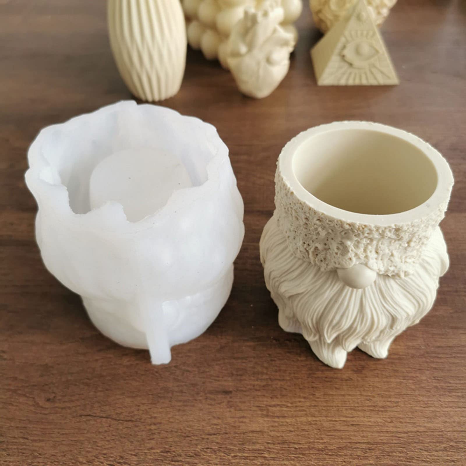 Stampo in silicone per vaso fiori, fusione resina