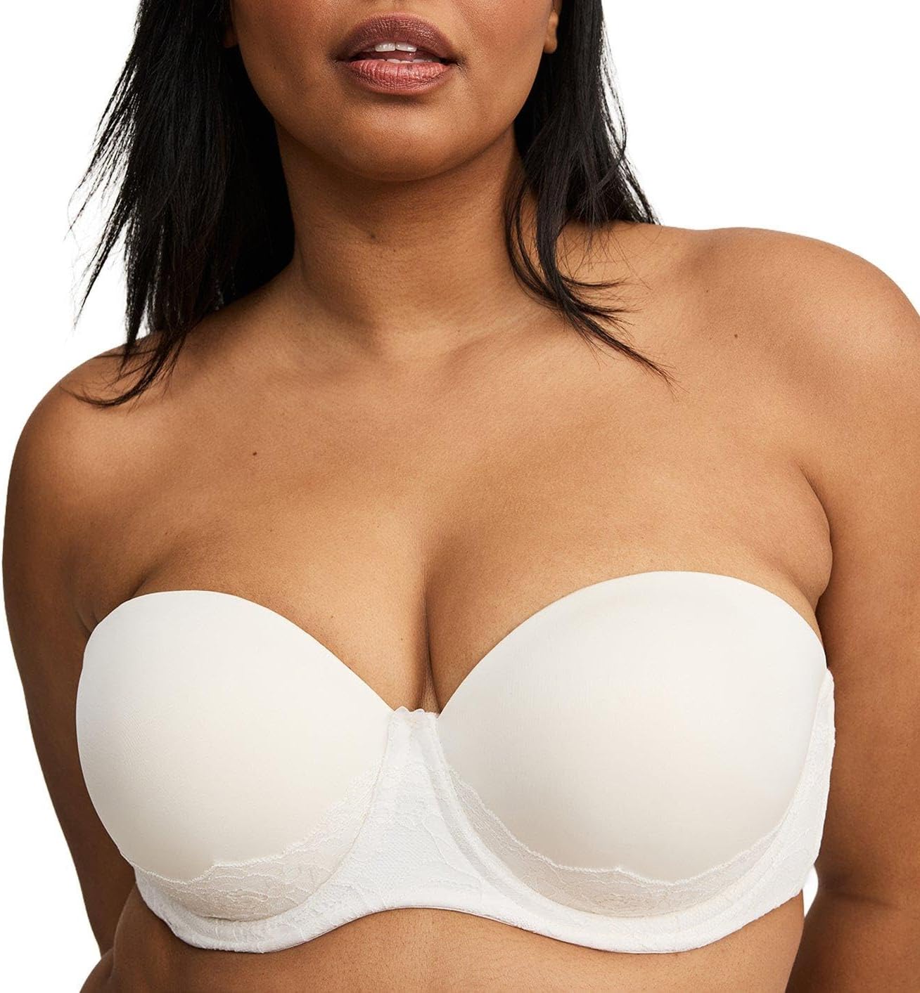 Torrid Women's Plus Size Strapless Push-Up Smooth Lace Bra