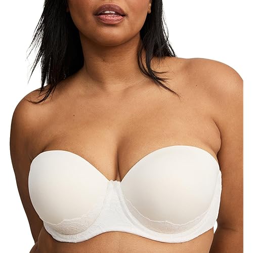 Torrid Women's Plus Size Strapless Push-Up Smooth Lace Bra