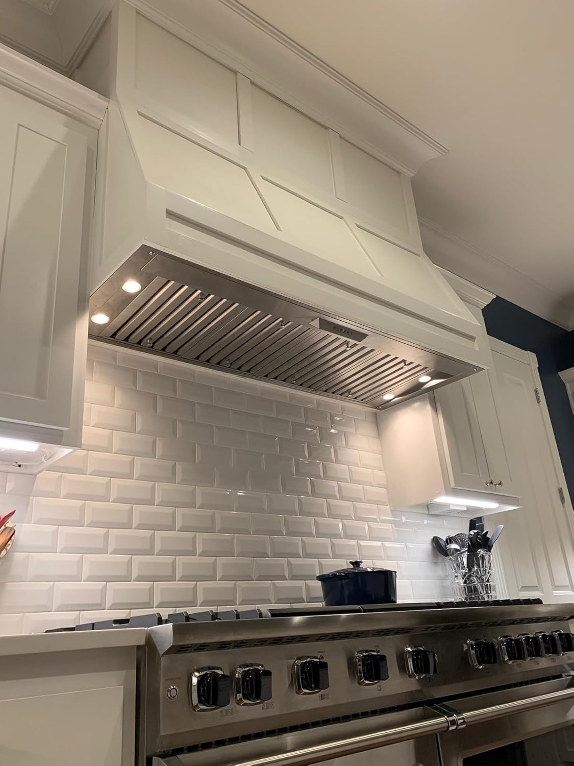 PROLINE 34-Inch, Range Hood Insert, 1200 CFM, 18-Inch Deep Dual Blower, Stainless Steel, Halogen Lighting, ULTRA Quiet, 4 Speed, 3-Year Warranty, Dishwasher-Safe Filters, PLJL HURRICANE.INS.34.18D