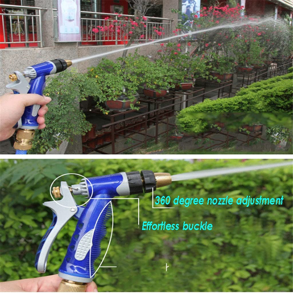 Pistola rociadora de agua de alta presión, lavadora de coches, manguera, boquilla de rociador de jardín, pistola de agua de limpieza de espuma, aluminio duradero(3-Pack)