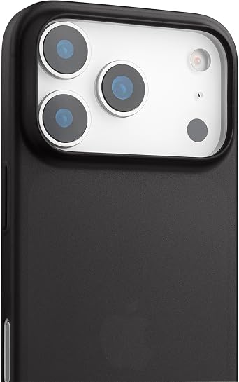 totallee Thin iPhone 17 Pro Case Scarf, Thinnest Cover Ultra Slim Minimal - for Apple iPhone 17 Pro (2025) (Frosted Black)