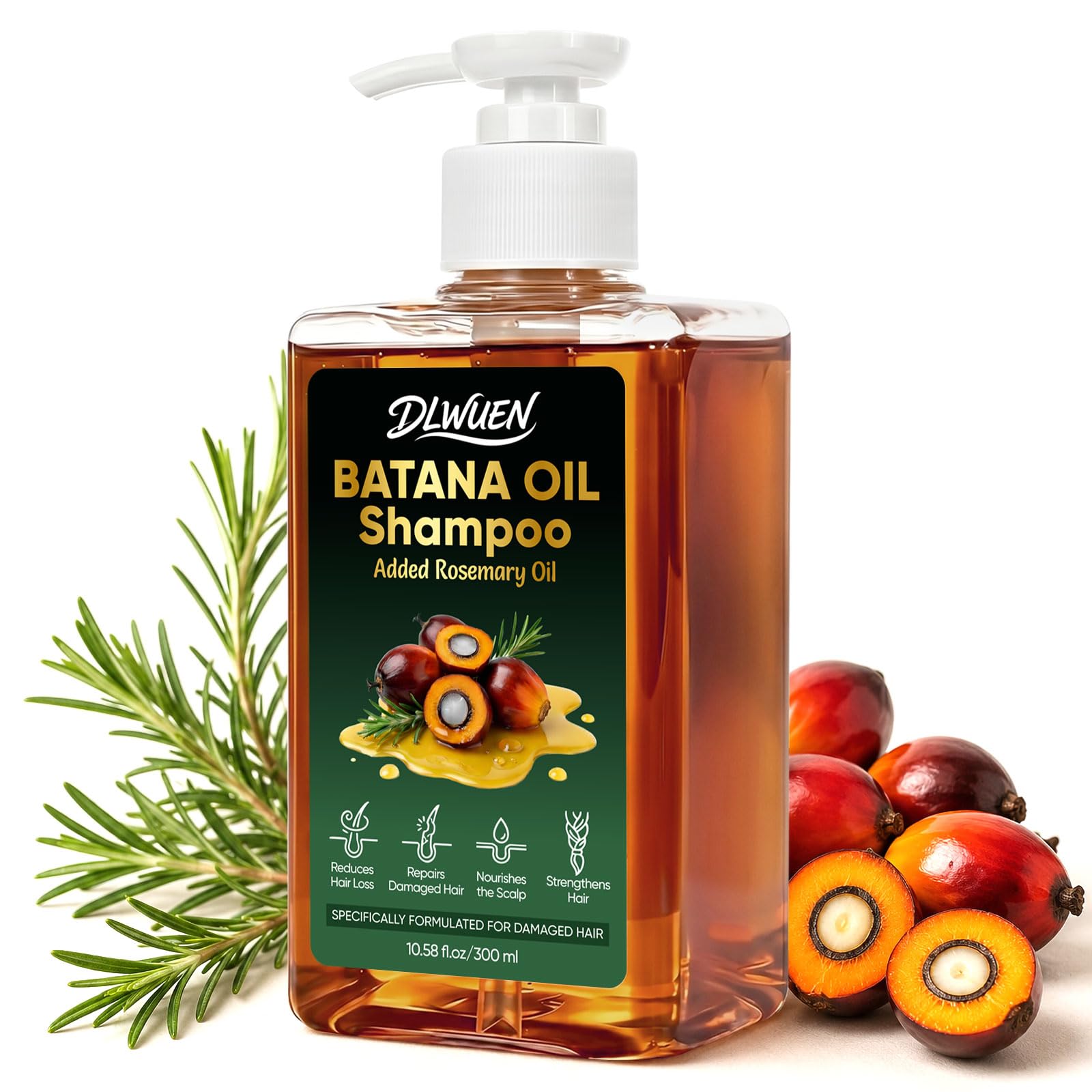 Batana Oil Shampoo for Hair Growth – Reduces Hair Loss, Nourishes Scalp