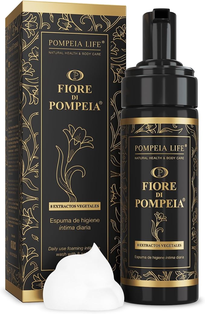 Fiore Di Pompeia, Espuma de higiene íntima diaria - 140ml (sin gas)