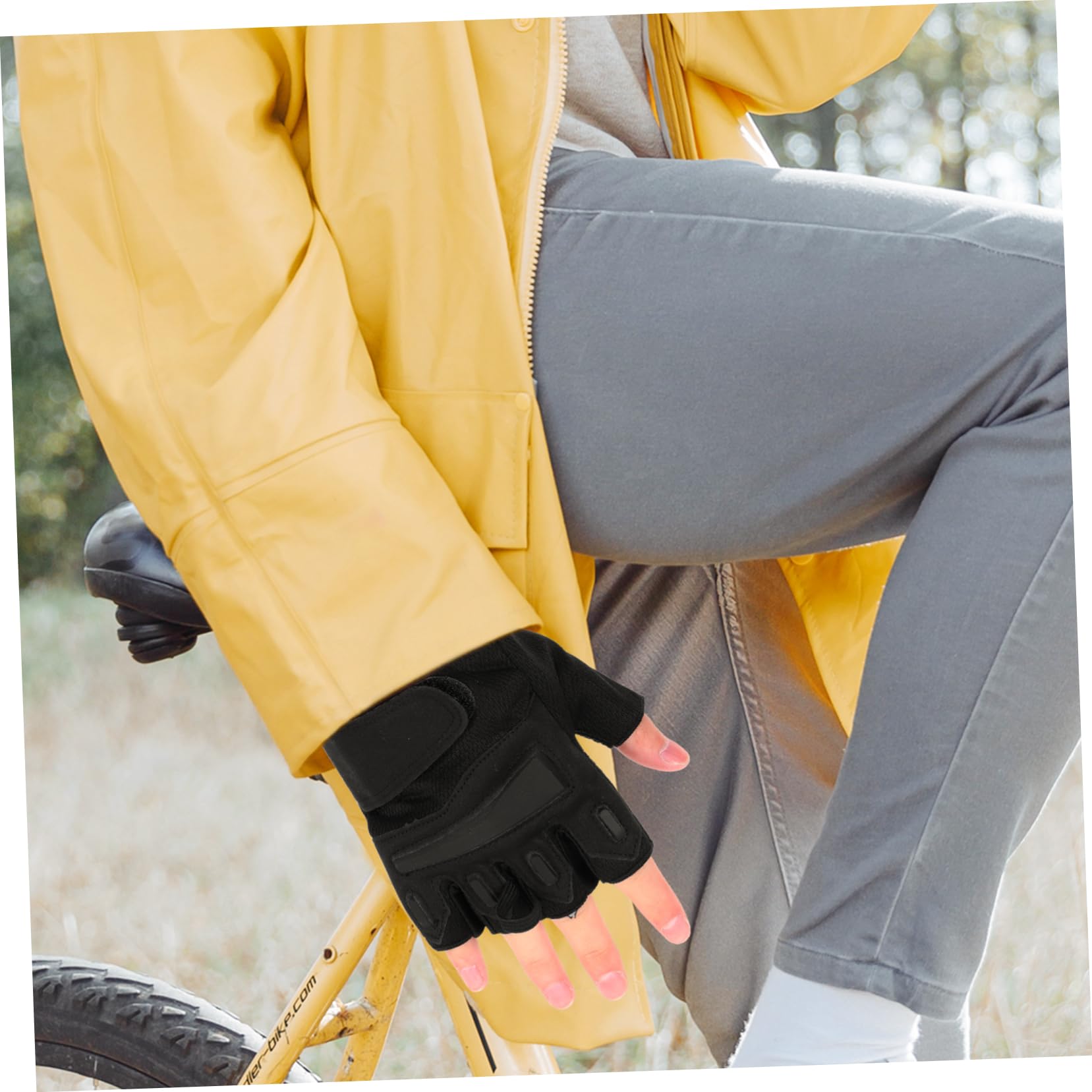 PACKOVE 3 Paar Fahrrad-Fitness-Handschuhe Handwärmer Handschuhe Herren-Fahrrad Fingerlose Training Fitness- rutschfeste Übung
