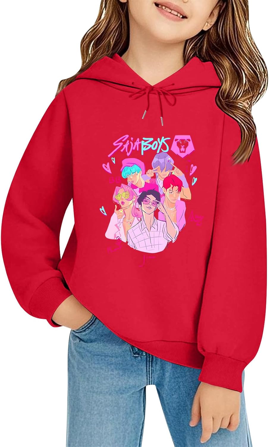 Moonsky Kpop Demon Hunter Baseball Jacket,HUNTR/X LOGO Cute Tiger Derpy Avatar Spring Autumn Boy Girl Teen Short Baseball Uniforms Graphic T Shirt St