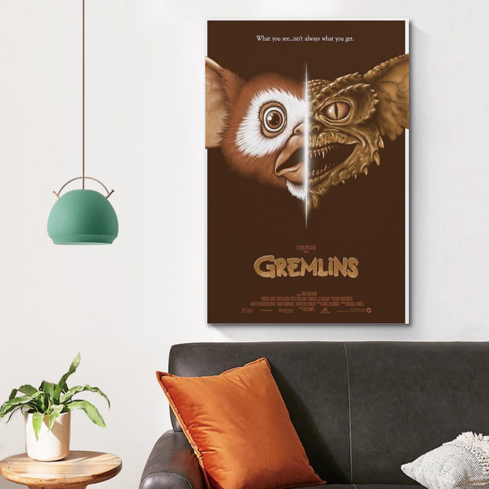ZZLUUB Poster Gremlins Sur Toile 40x60 Cm - Déco Murale Cinéma, Style Moderne Pour Chambre