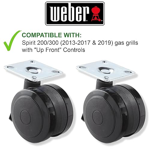 Miniatura 3 de Weber #69827 Rueda fija para parrillas Spirit Serie 200/300