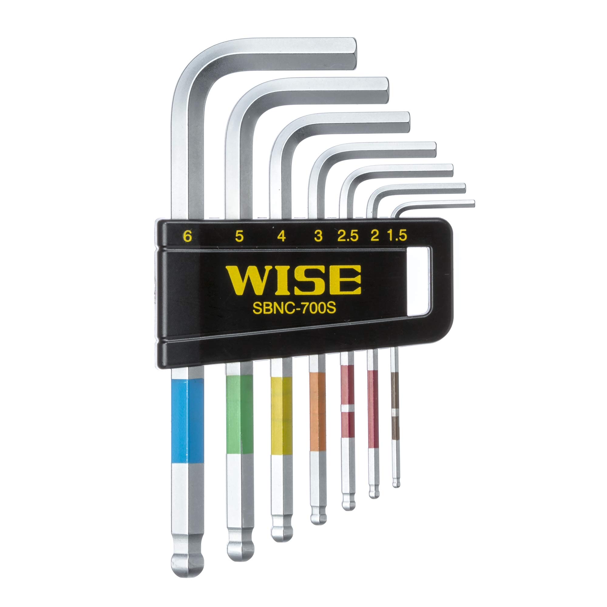 フジ矢(Fujiya) Wise SBNC-700S Ball Point Hex Key Wrench Set of 7