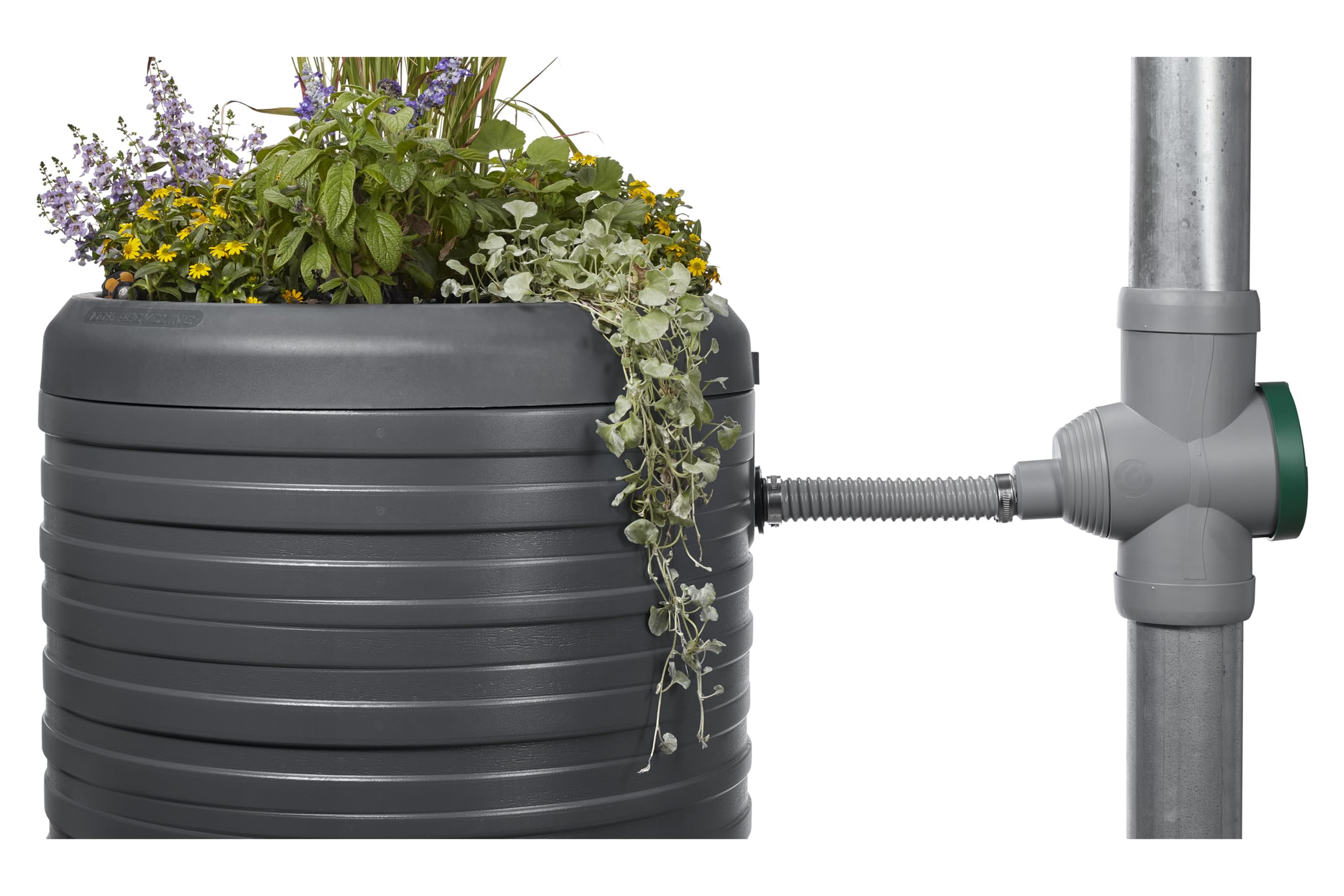 Garantia colector de Lluvia INOX DN 68-100 Gris con Inserto filtrante