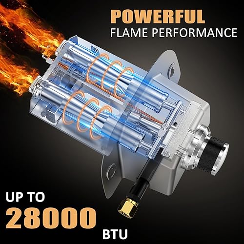 Miniatura 2 de Utheer Accesorio para quemador de gas para horno de pizza Ooni Karu 1212G, accesorio para quemador de gas para horno de pizza Ooni Fyra 12,