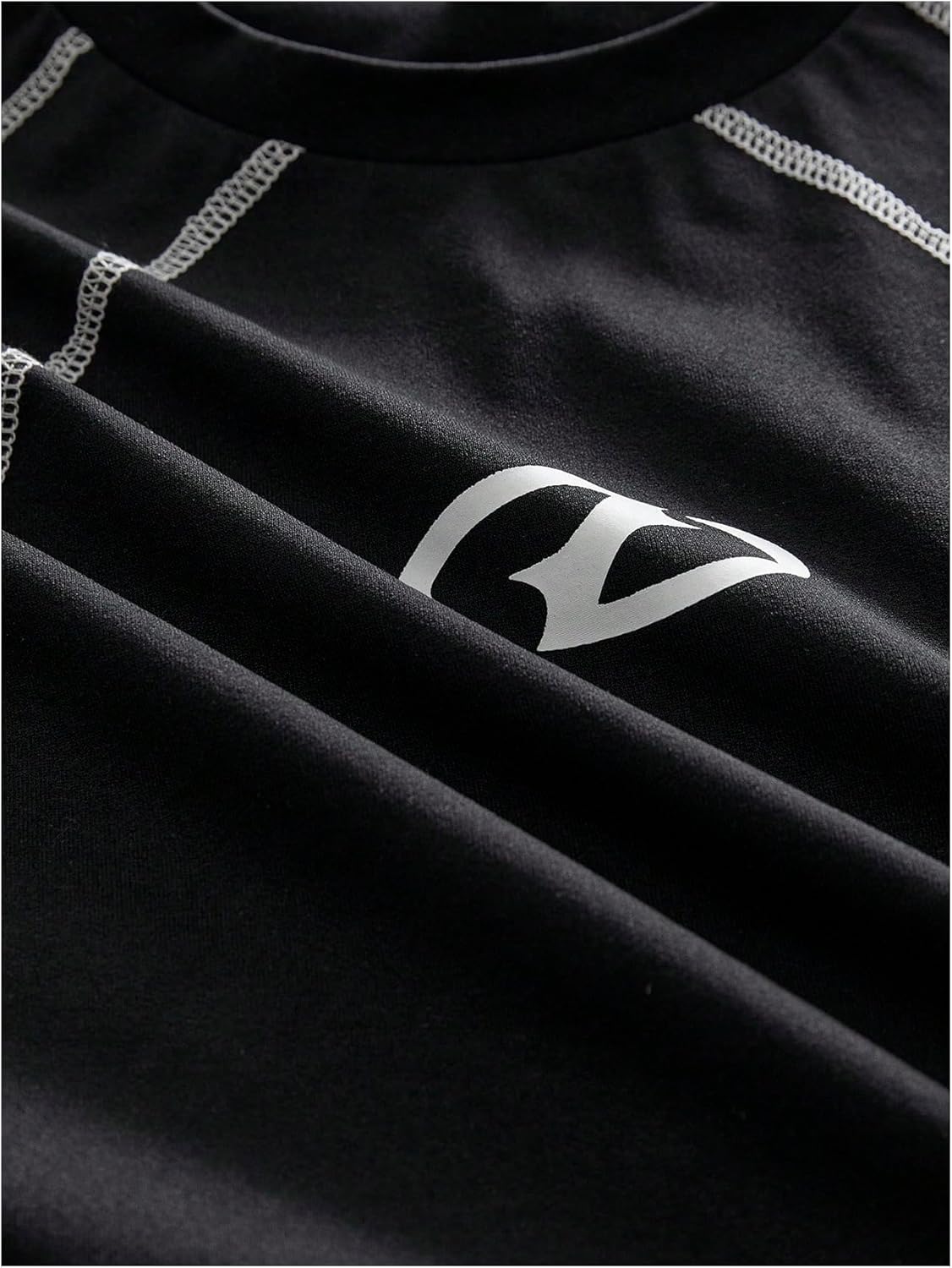 Men's Graphic T Shirts Striped Crew Neck Pullover Tops Oversized Sweatshirts Long Sleeve Streetwear - Image 4