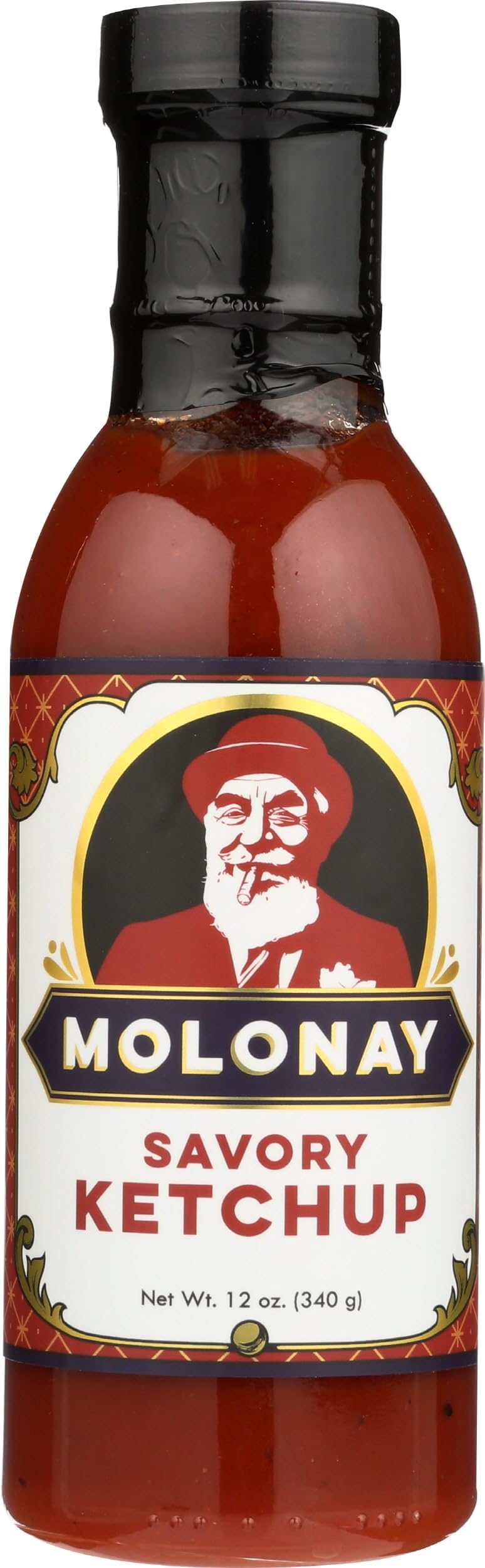Molonay Tubilderborst Savory Ketchup, 12 OZ