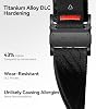 Aulumu CS03 Correa de titanio para Galaxy Watch Ultra (2025/2024) 47MM con broche funcional | Textura de punto grabada de lujo | Diseño de liberación rápida | Para correas de Samsung Watch Ultra 47MM 7