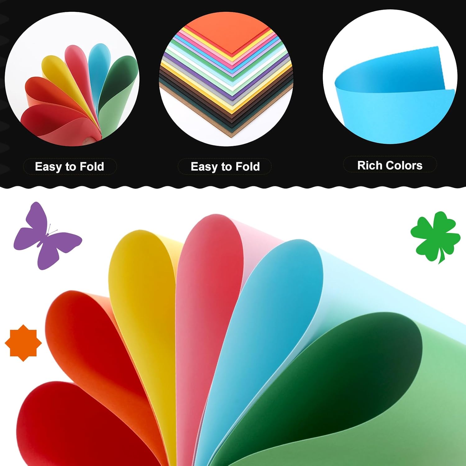 75 Sheets Colored Cardstock Paper 11"x17", 230 GSM A3 Card Stock, 15 Colors Multi-Color Construction Paper for Crafts, Art Projects, School, DIY, Party Decorations, Poster Board, Large Paper