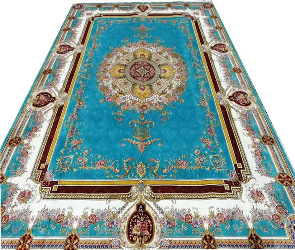 Tapis en soie pure faite à la main turc de prestige pour habiller un grand hall d'hôtel de luxe