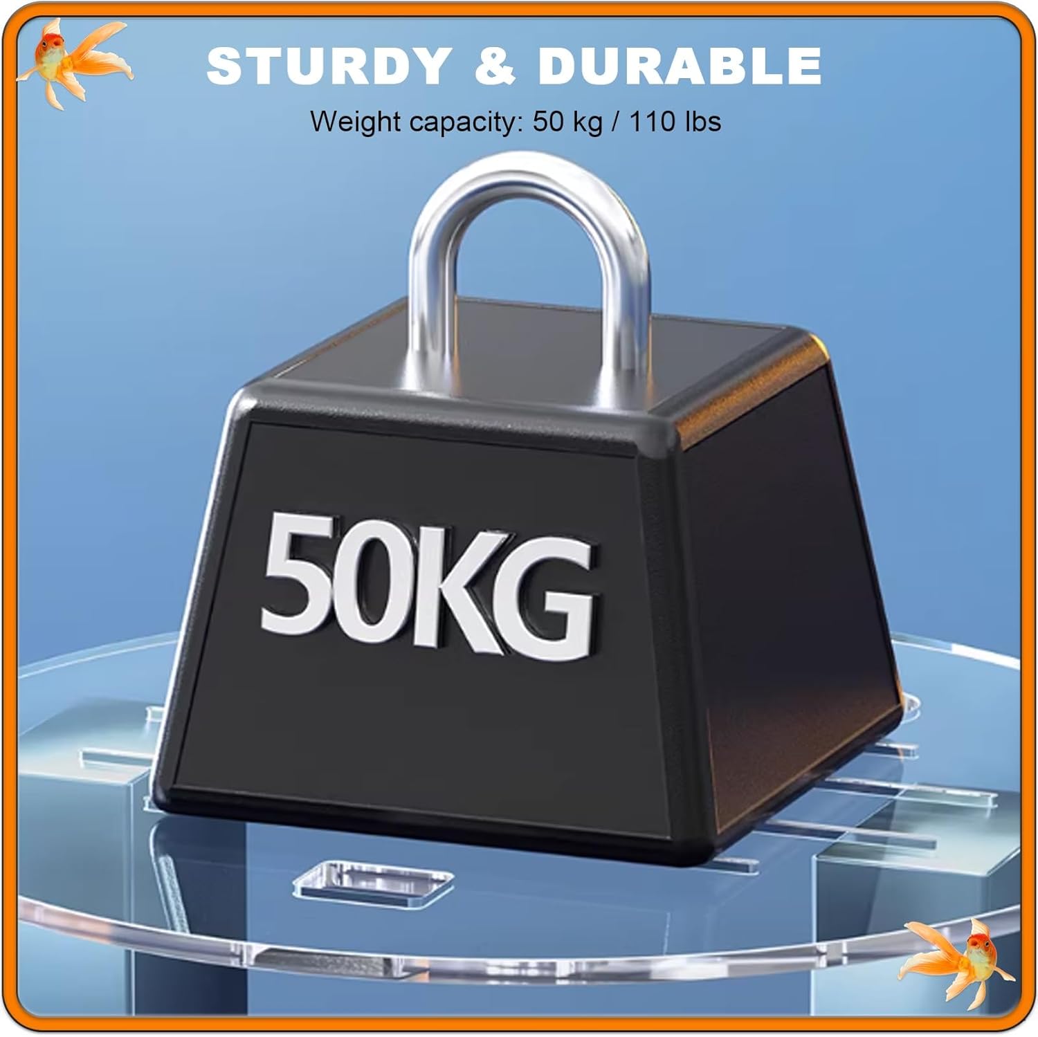 Round Acrylic Plate Fish Tank Cover, Clear Acrylic 12/14/16/20/24/28/30/39 Inch Aquarium Anti Jump Lid, with Pre-Cut Holes & Hinge(39.4"/100cm)