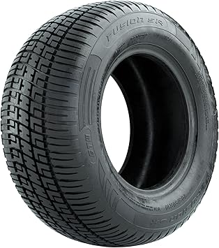GTW Fusion SR 18 inch Radial Golf Cart Street Tire | 205/50-R10 | Steel Belted Radial Construction | No Lift Required | Universal Fitment with 10 inch Wheels