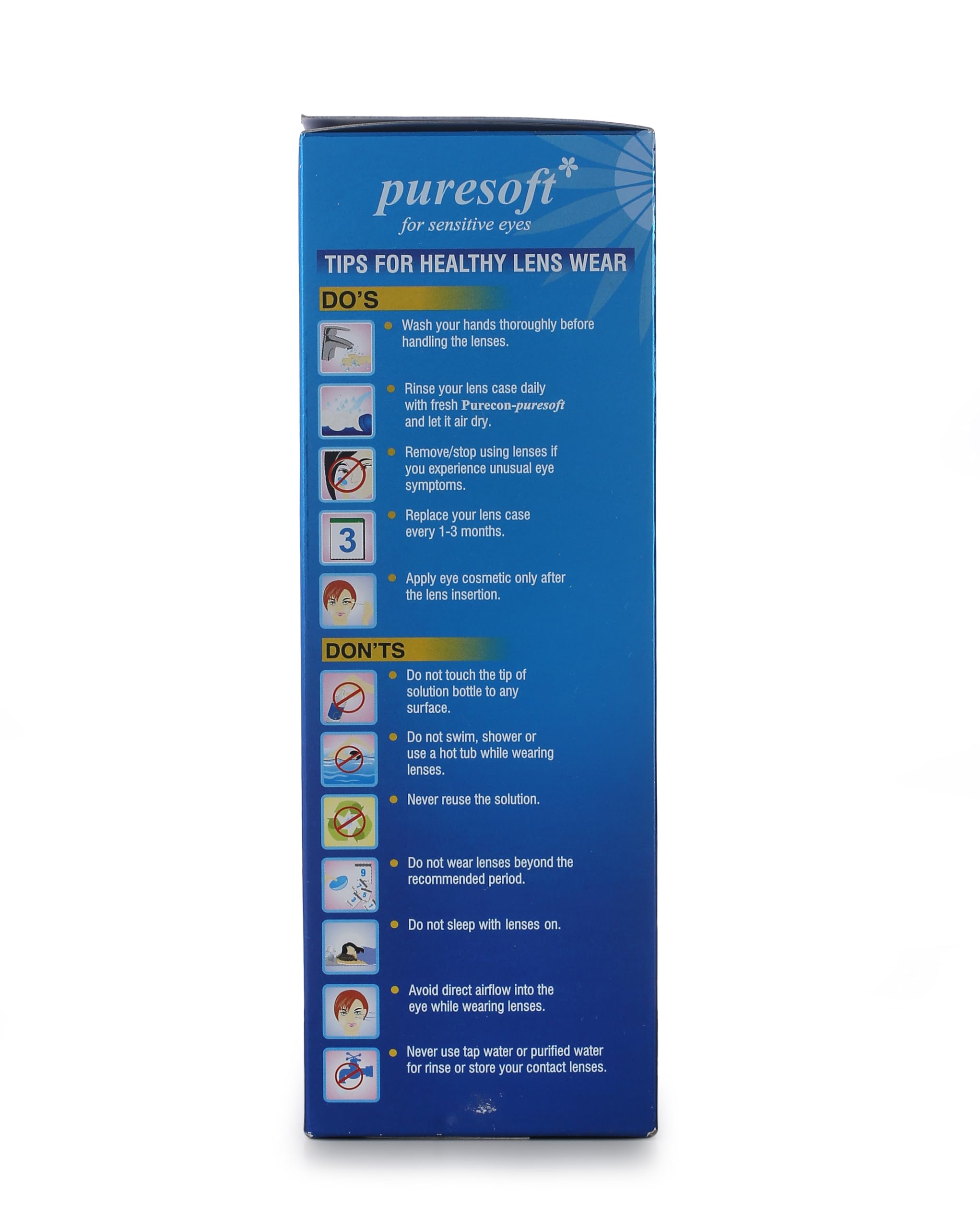 Puresoft Contact Lens Solution – Multi-Purpose Disinfecting & Cleaning Combo Pack (360 ML + 120 ML) | For Soft Lenses | Travel-Friendly — Amazon image 4