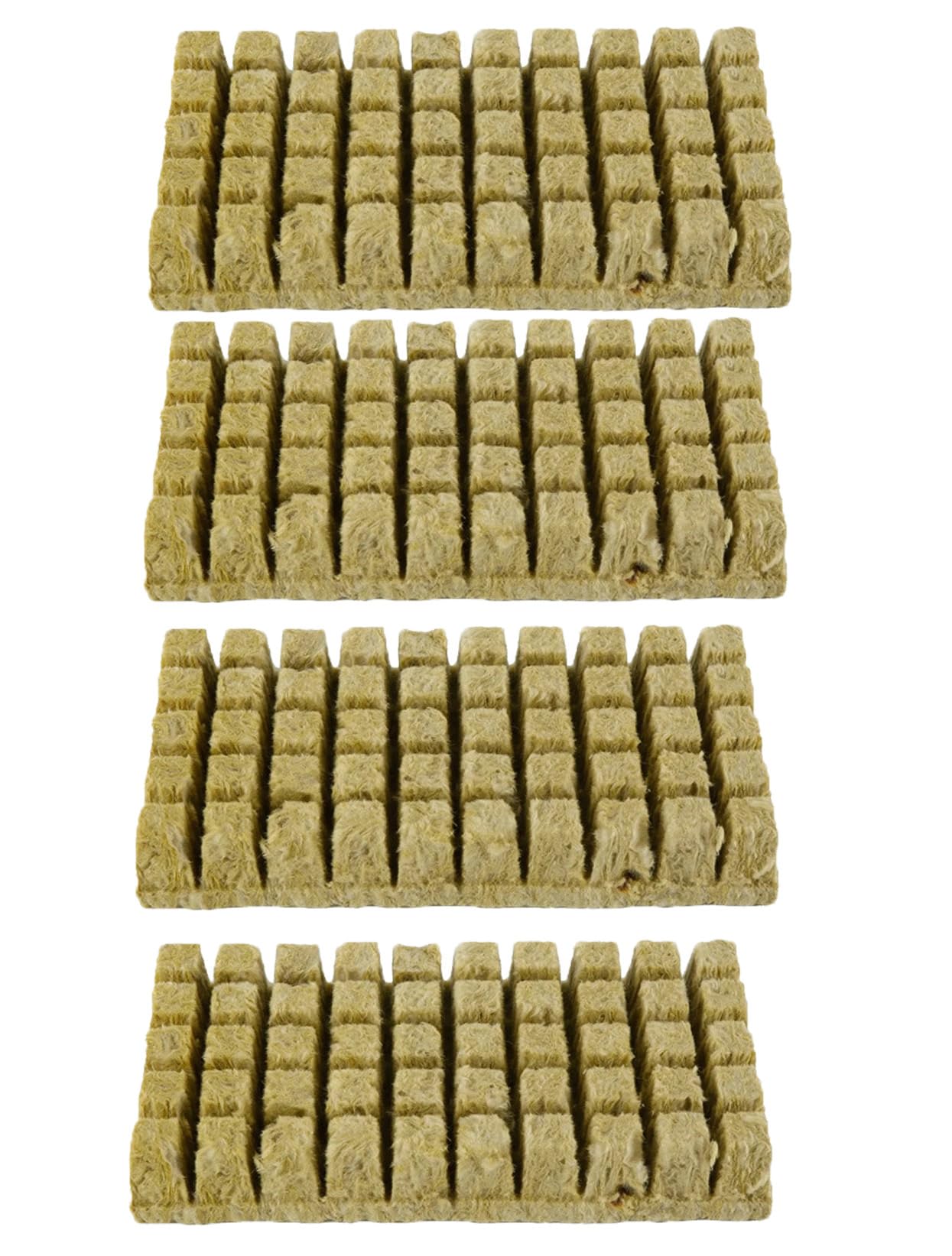 Rockwool Cubes, mata do uprawy, 200 sztuk, przyjazna dla środowiska, wełna kamienna, przepuszczalność powietrza, wełna kamienna, podłoże do sadzonek, rozmnażania roślin, 25 x 25 x 25 mm