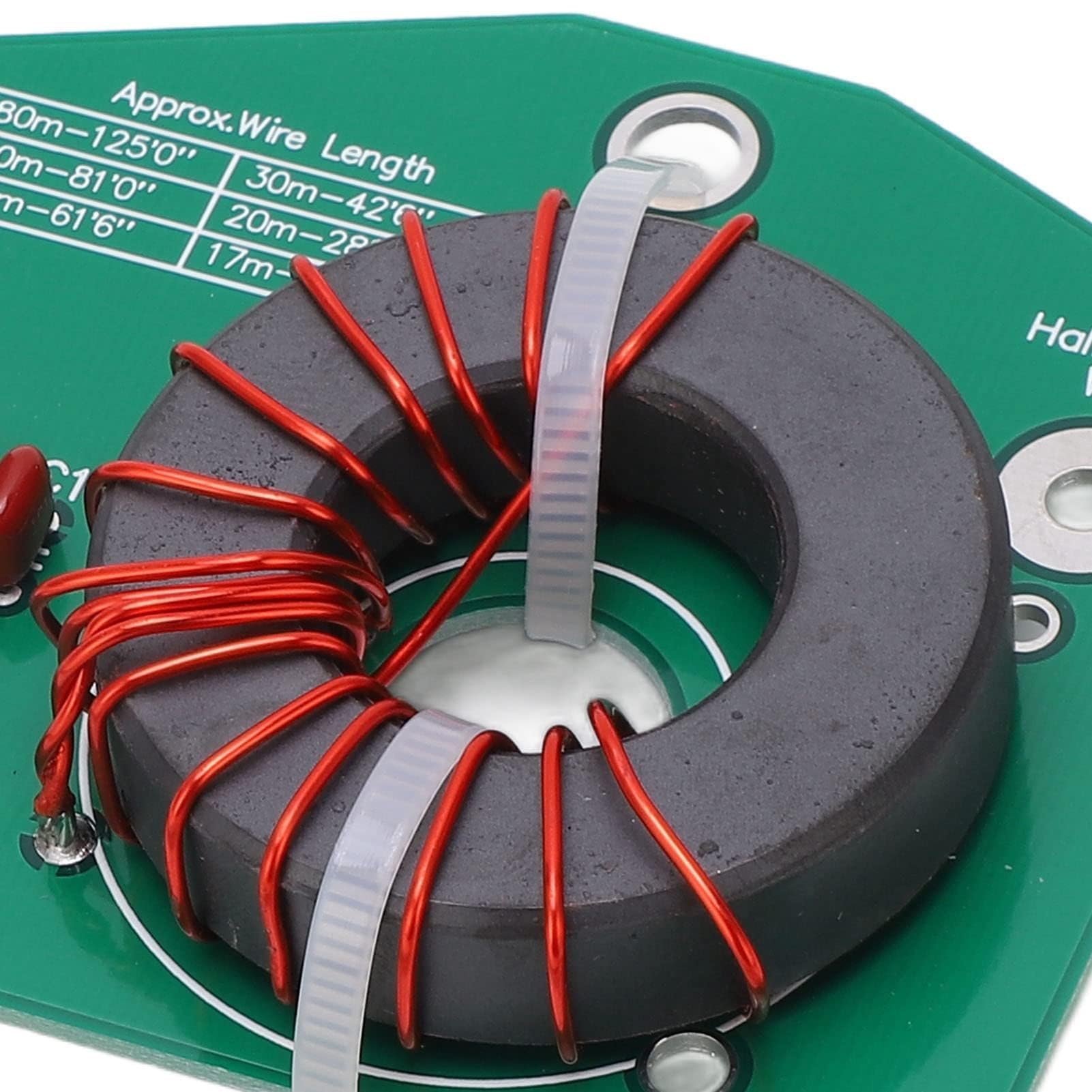 No Tune Endgespeistes Halbwellen-Antennenmodul Kurzwellen-Funk-Symmetrie-Antenne Symmetrisch-zu-Unsymmetrisch-Transformator 5‑35 MHz