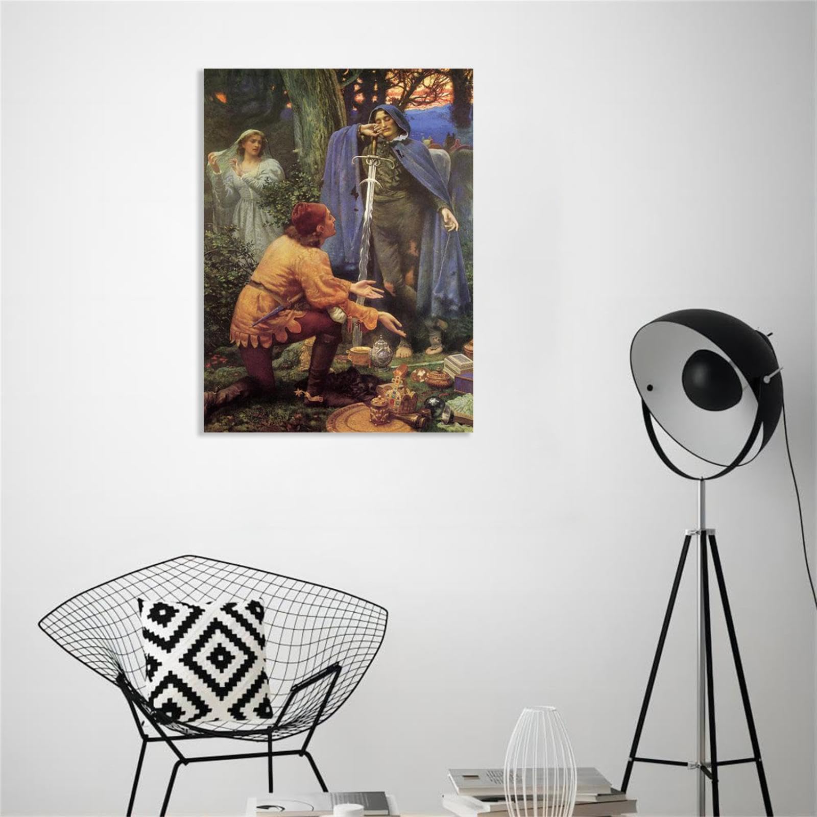 Amazon.com: SDYJ6GSW Fairy Painting Neoclassical Art Nouveau Print
