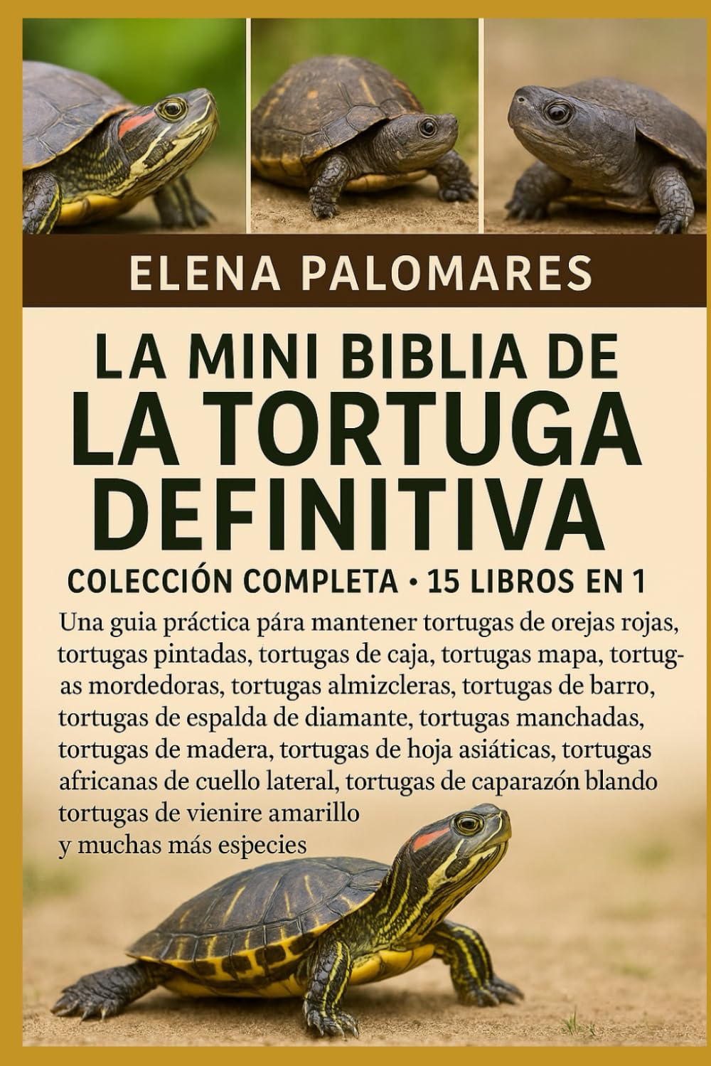 LA MINI BIBLIA DE LA TORTUGA DEFINITIVA: COLECCIÓN COMPLETA - 15 LIBROS EN 1: Una guía práctica para mantener tortugas de orejas rojas, tortugas ... mordedoras, tortugas almizcleras, tortugas...