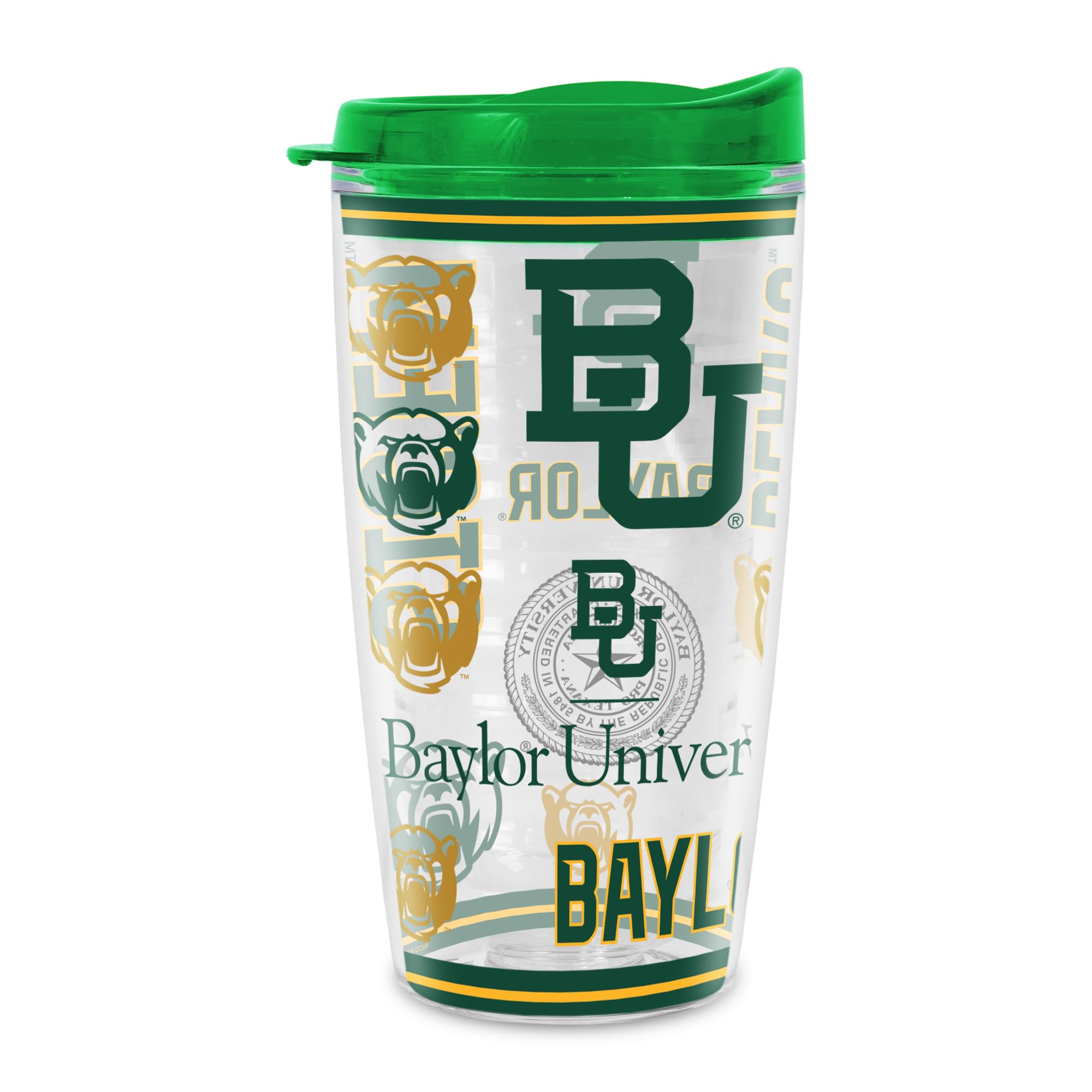 Rico Industries NCAA College Double Wall Mayhem 16oz Or 20oz Tritan Tumbler W Lid