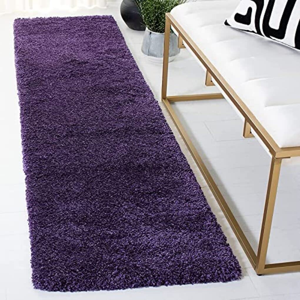 SHREE GANESH Furnishing Anti Slip Shaggy Fluffy Fur Rugs and Carpet for Living Room, Bedroom, Hall and Bathroom (purple, 2 x 3 feet) (B09LSJ79RM) Amazon Price History, Amazon Price Tracker