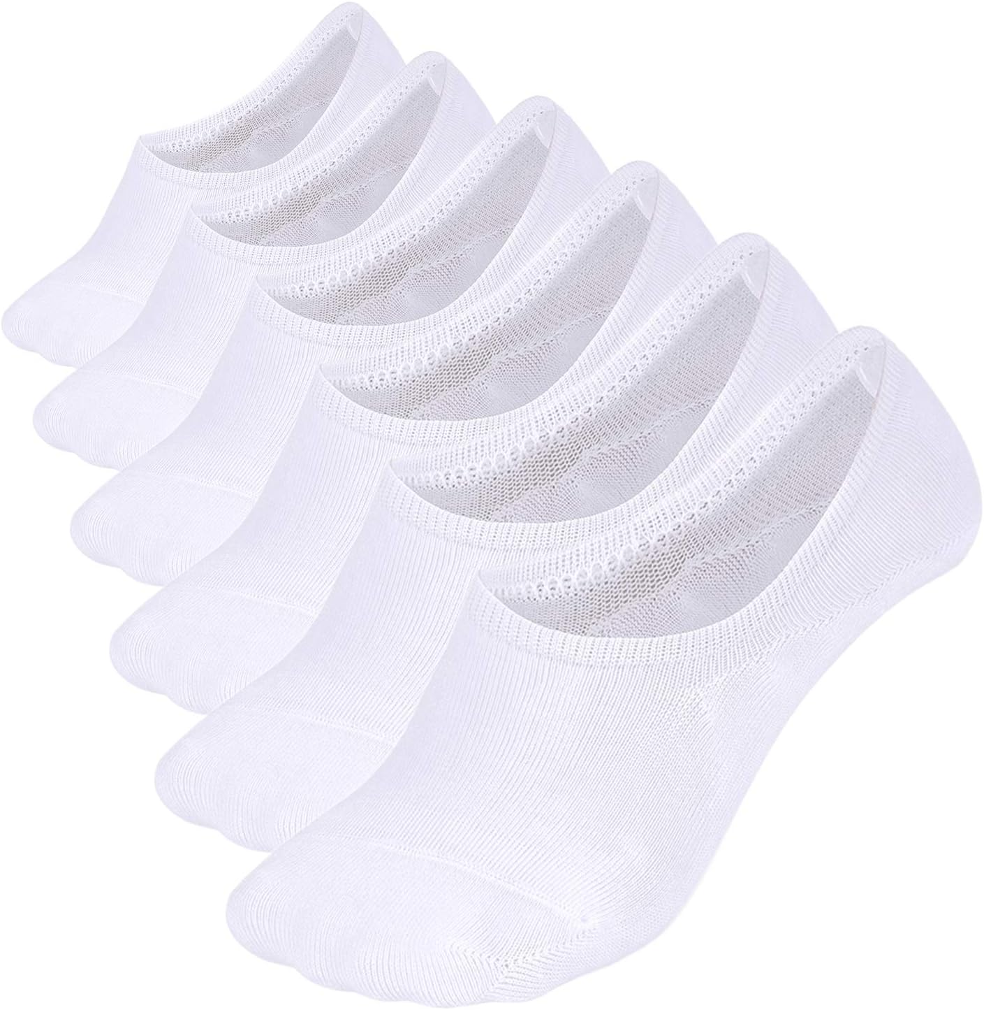 No Show Socks Men Size 9-12/12-15 - Invisible Low cut Loafer Sneaker Socks With Non-Slip Grip (3/6/8Packs)