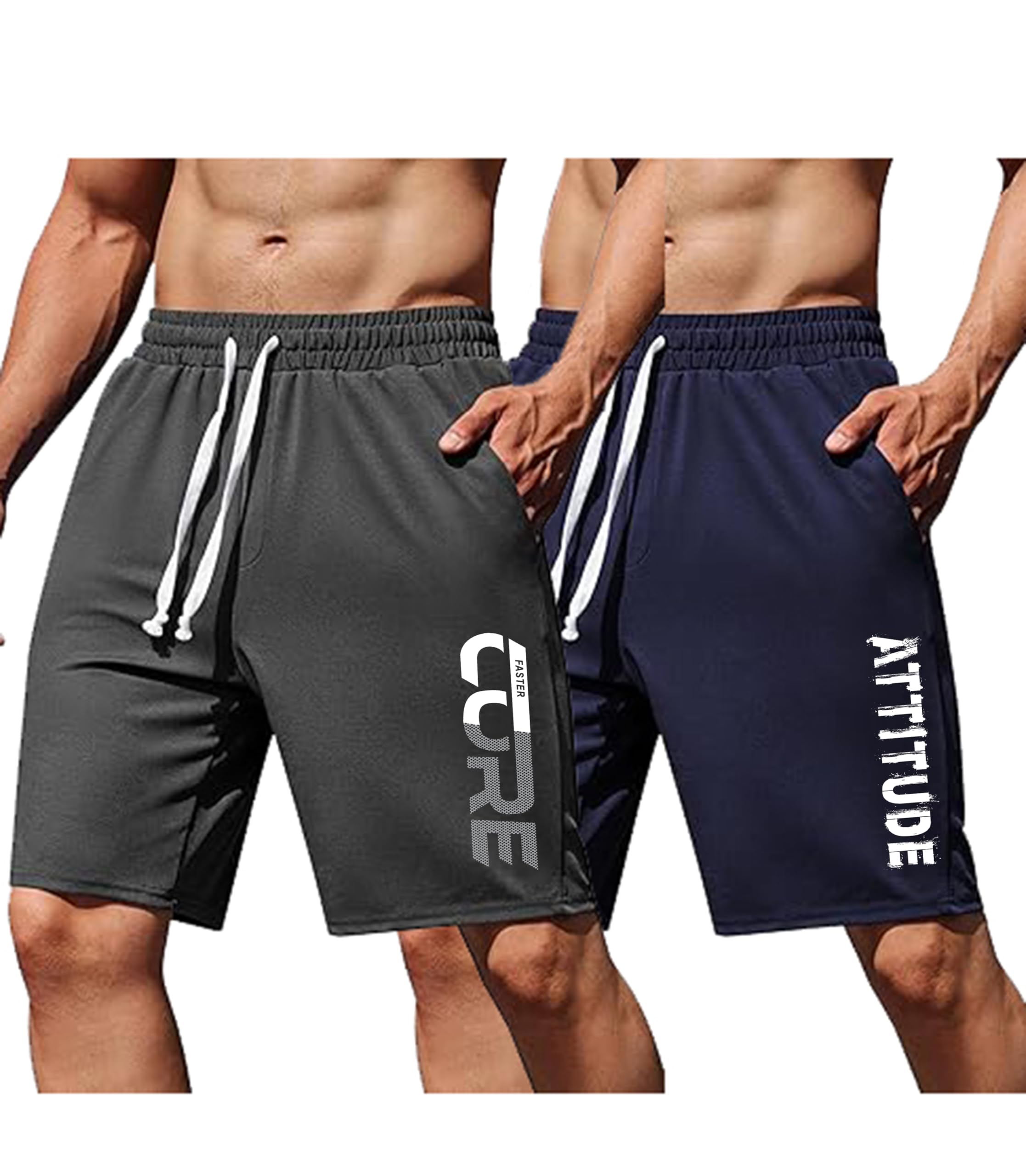 West Gate Clothing Plus Size Men's Regular Fit Shorts (XL,2XL,3XL,4XL,5XL) | Mens Shorts Combo (Pack of 2)-picture-45