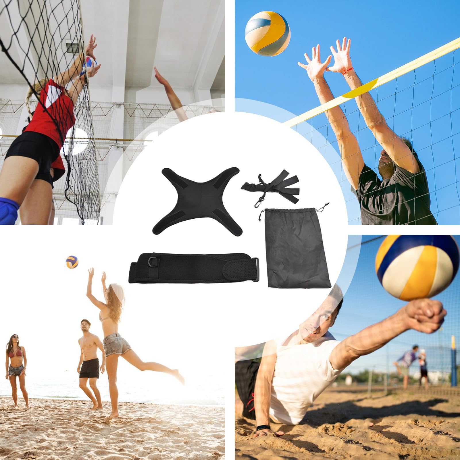 Attrezzo Per L Allenamento Di Pallavolo | Esercizio Per Alzatore Di Pallavolo | Dispositivo Per La Pratica Del Servizio - Per Uso All'Aperto Palestra Cortile Scuola Corso E Torneo