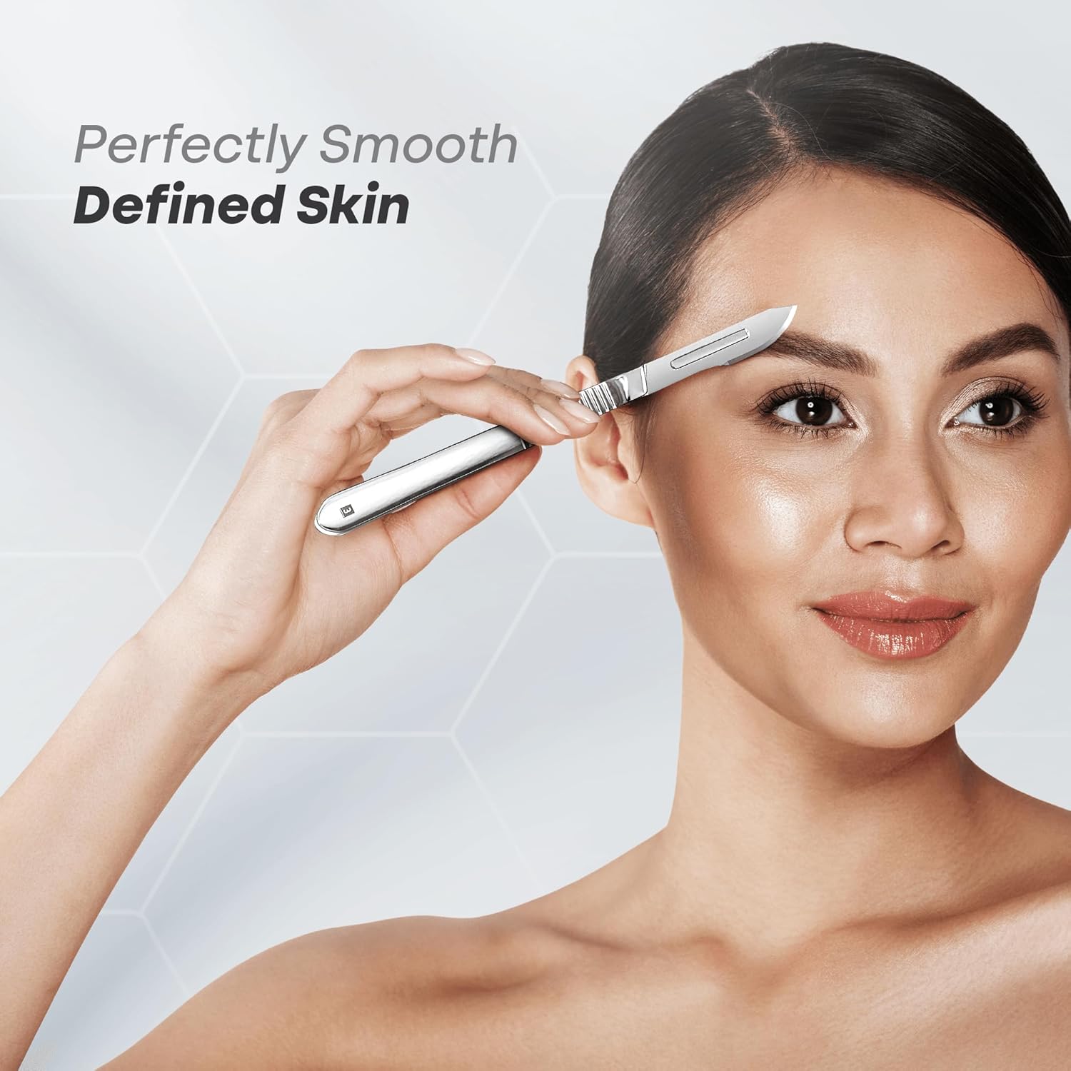 Pack of 4 Scalpel Handle #3 & #22 Sharp Carbon-Steel Blades Pack of 100, Sterile Individual Wrapped