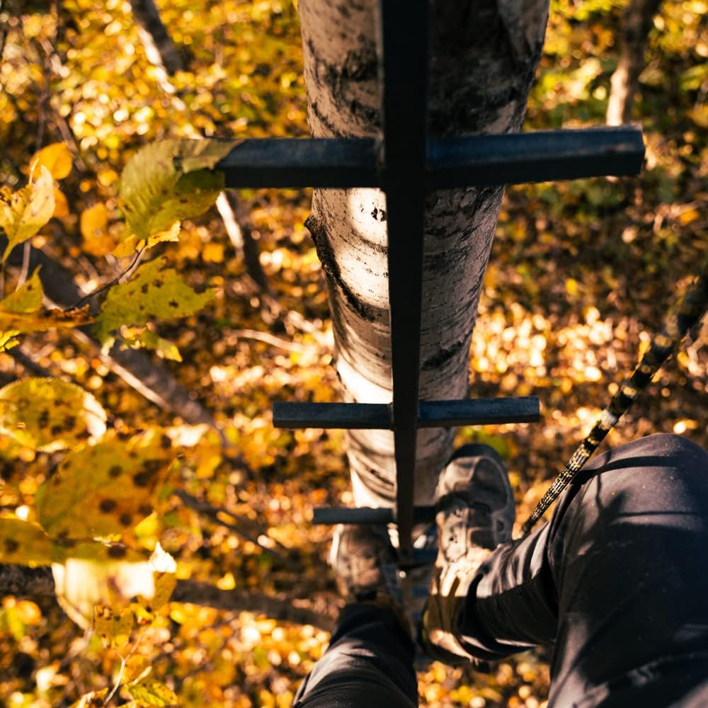 Rivers Edge® Big Foot™ 20’ Connect-N-Climb, Tree Climbing System, 5’ Sections, 4 Total Sections, Double Step Design, Tractionite™ Non-Slip Coating, RE723