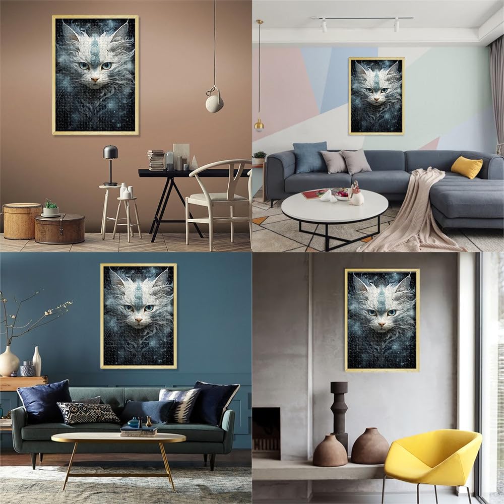 Jouets de Jeu pour Cadeau Familial Art de l'énigme Animale Puzzle 2000 pièces pour Adultes 70x100cm décoration Murale à partir de 14 Ans