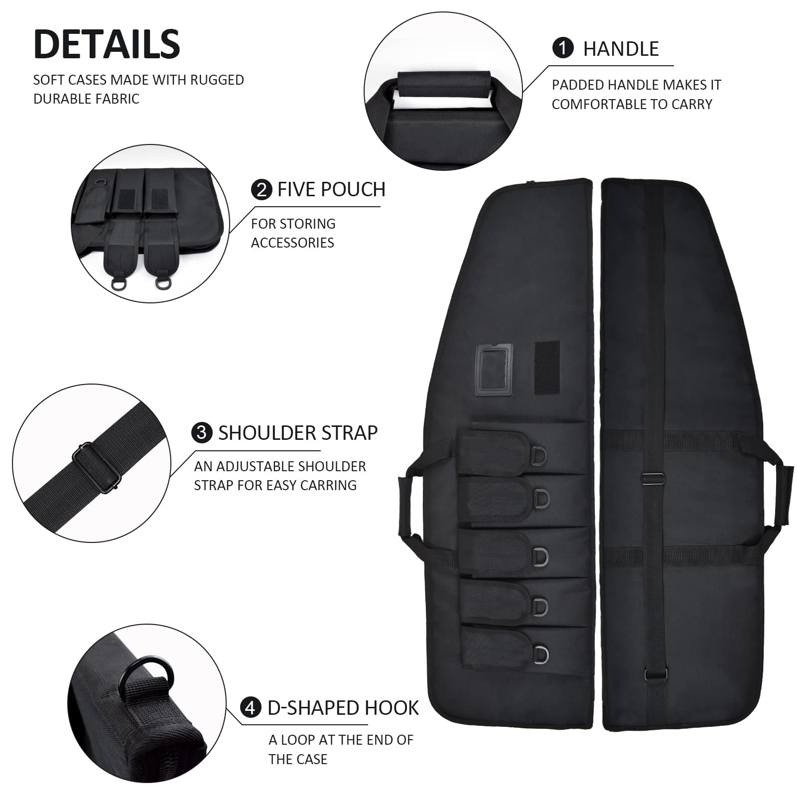 Snapklik.com : AUMTISC Tactical Soft Rifle Gun Case