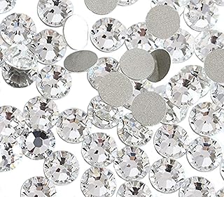 Jollin Crystal FlatBack Rhinestones For Nail Art Glue Fix 1.6mm SS4(2880pcs)